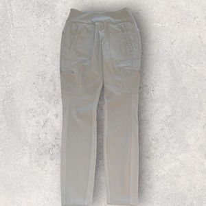 Athleta Gray Headlands Hybrid Cargo Leggings Tight Size 2 Zip Pocket